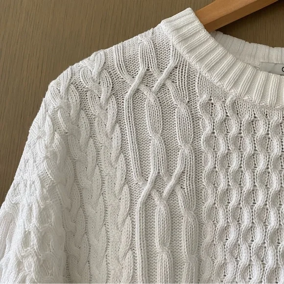 CO cable knit sweater white - Picture 4 of 8